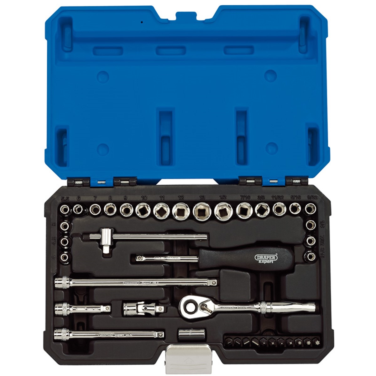 Draper Socket Set 6-Point 40 Piece 1/4''