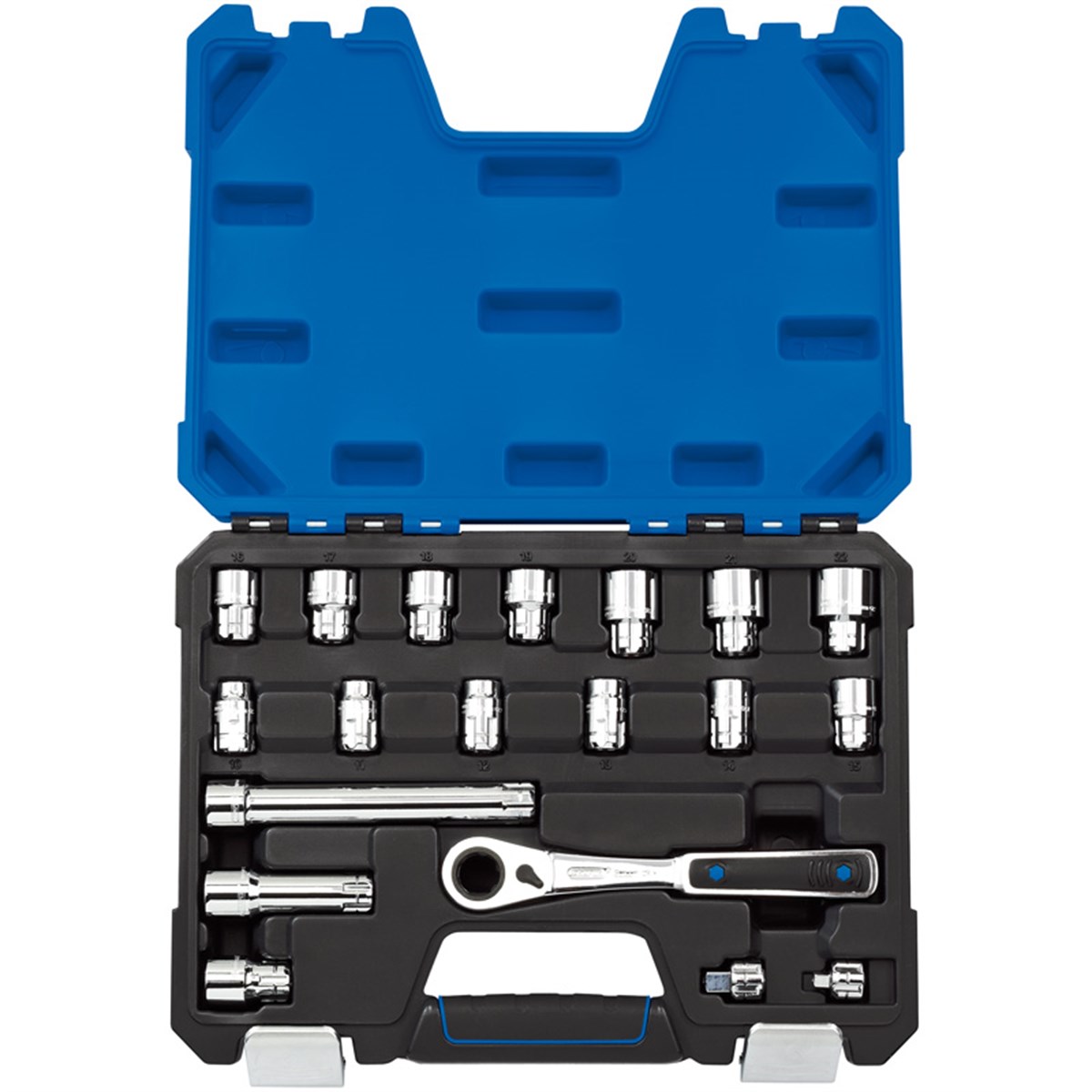 Draper Socket Set 6-Point 19 Piece Ortası Delik