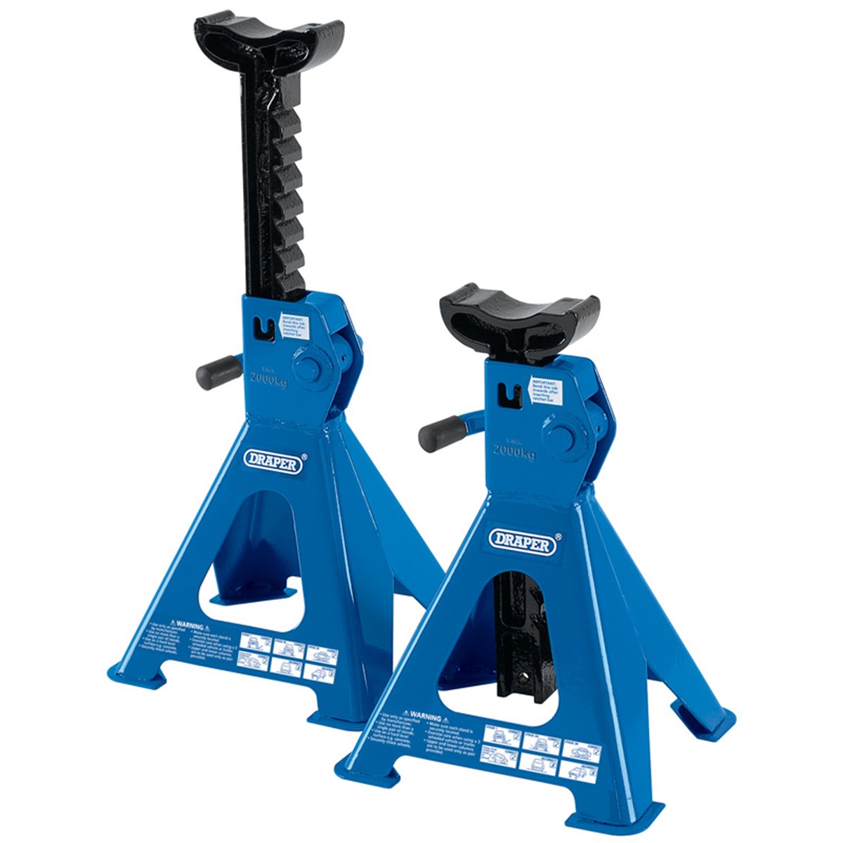 Draper Auto Stand Fixed Guvenlik 2 TON (1 Cift)