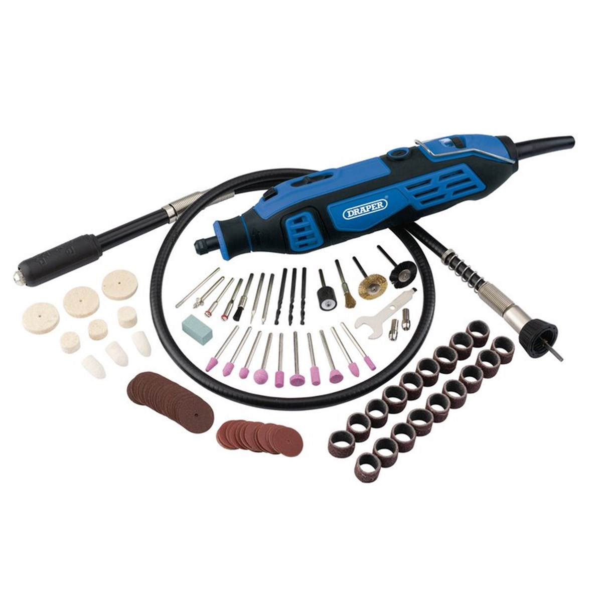 Draper Grinder Flexible Shaft 180W 113 Piece