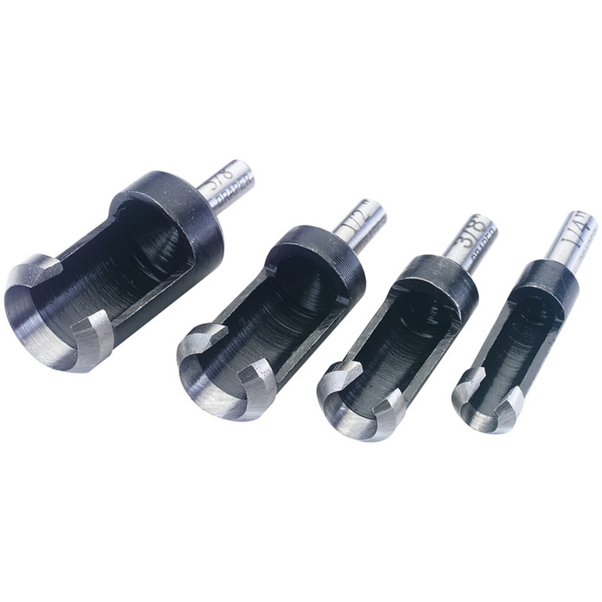 Draper End Drill Wood Tap Set 4 Piece