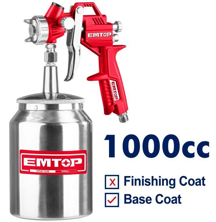 Emtop Paint Gun 1.5Mm 1000CC With Altan Warehouse