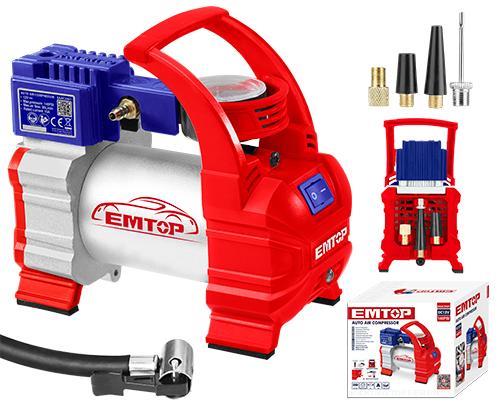 Emtop Air Compressor Automatic DC12V- 10A- 10 Bar