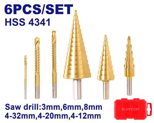 Emtop Stage Drill End Kit 4-12/4-20/4-32MM