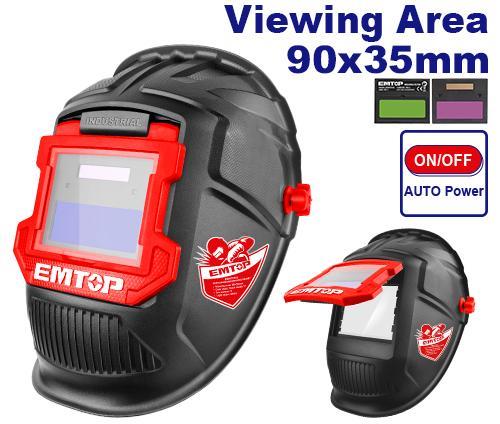 Emtop Welding Mask Colormatic 110x90x10MM