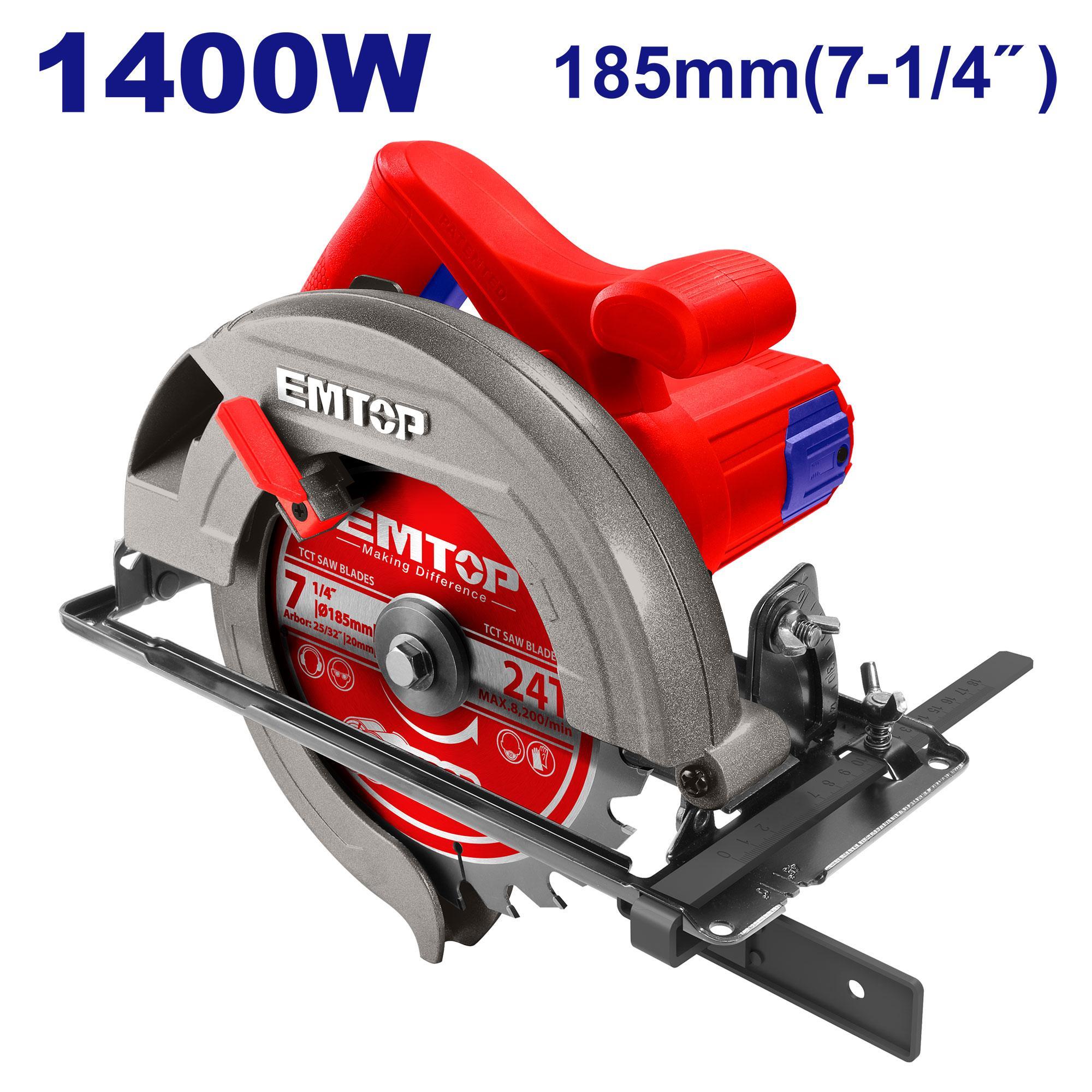 Emtop Saw Apartment 185MM 1400W