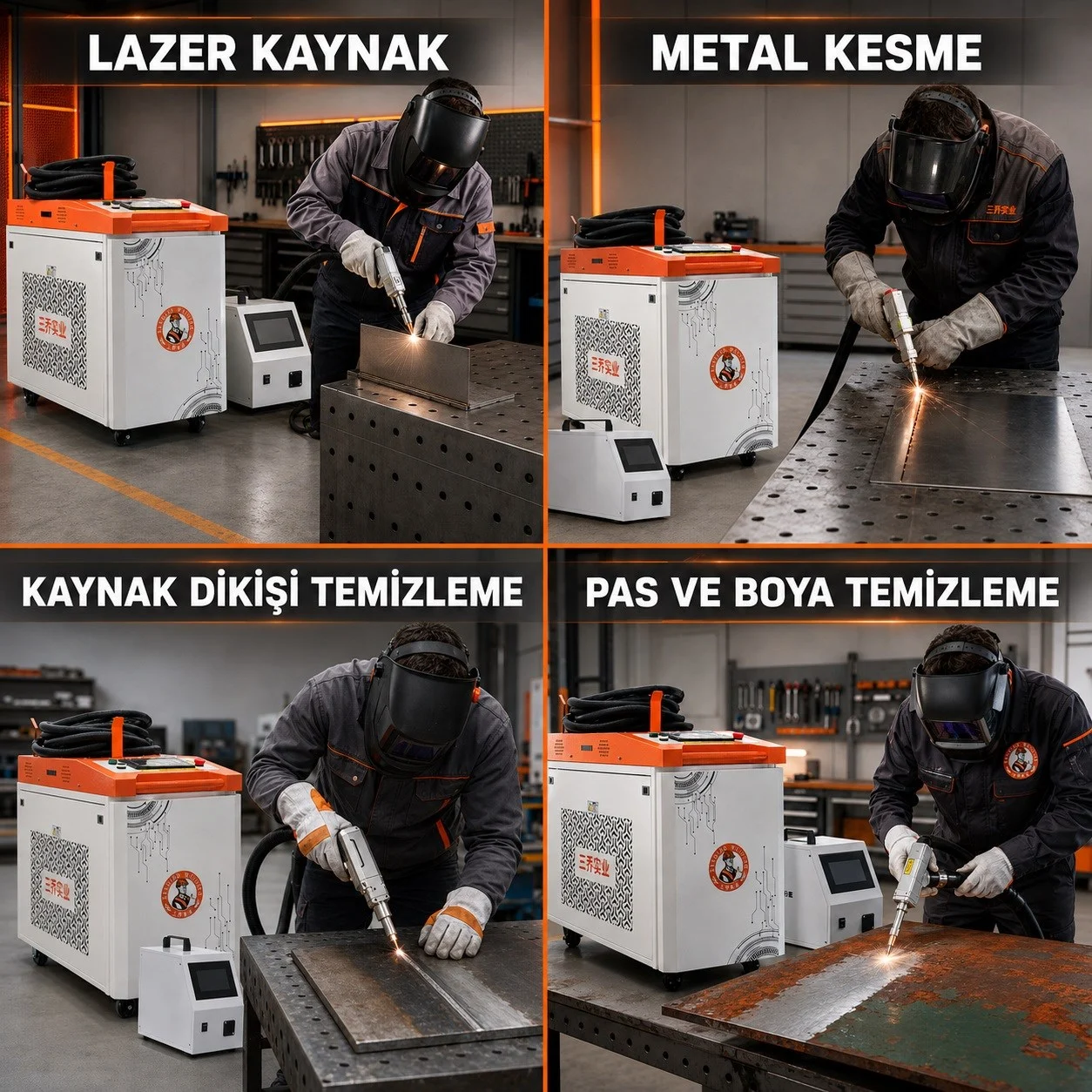 Welding Machine Laser Welding/Cut/Cleaning Air Cooled 4 IN 1