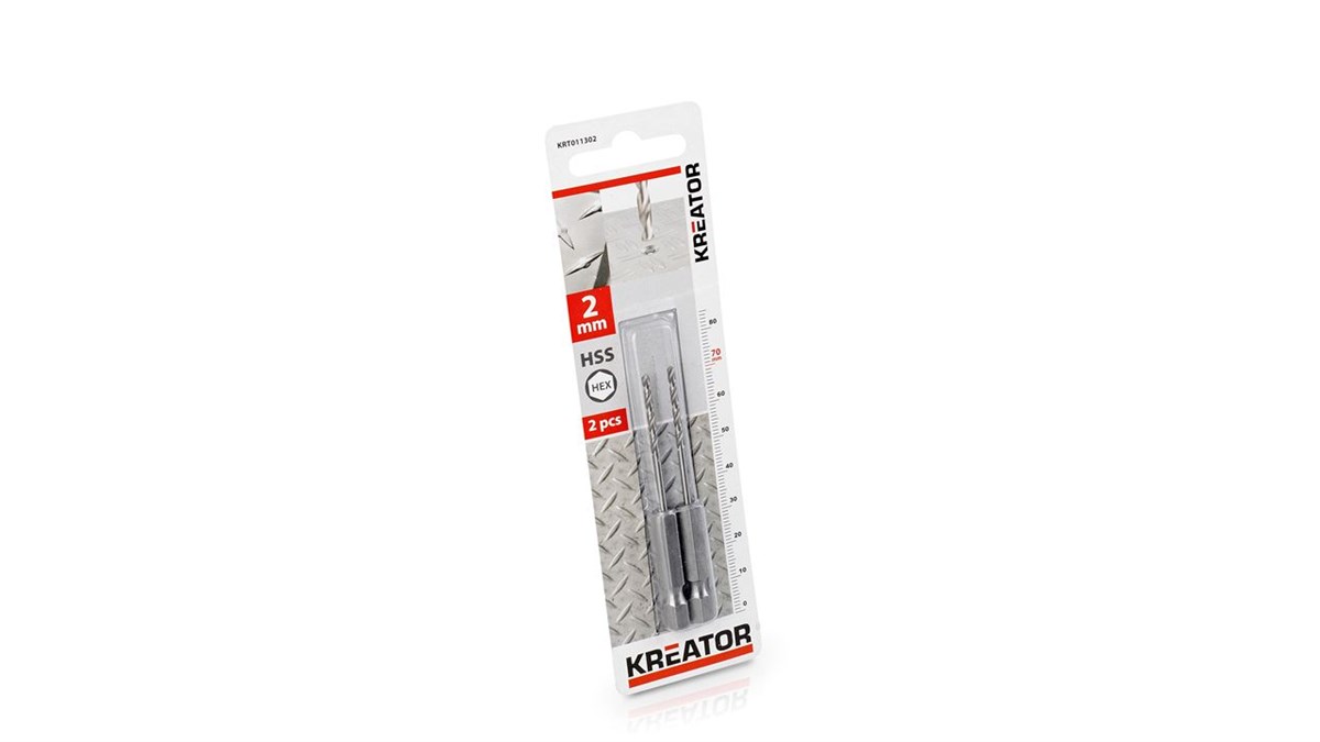 Kreator Drill End Metal HSS Sixfold Introduction HEX