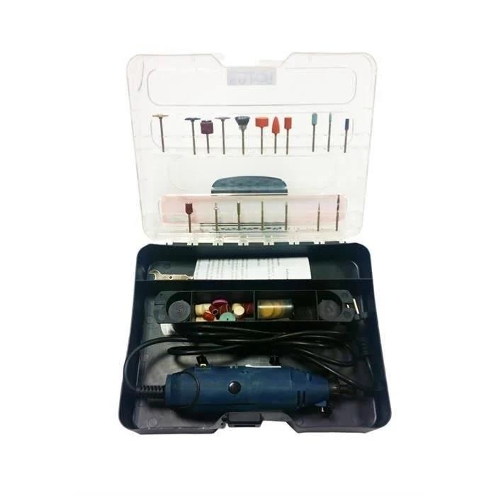 Lotus Drill Mini Engraving Accessory Set With Plastic Box 122 Piece