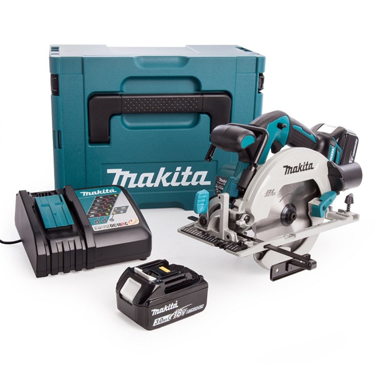 Makita Apartment Saw Handheld Cordless Lithium 18V (2Battery+Chargerer+Canta)