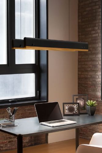 Pendant light Thin Linear Black 17W 4K LMD-7039 A2: