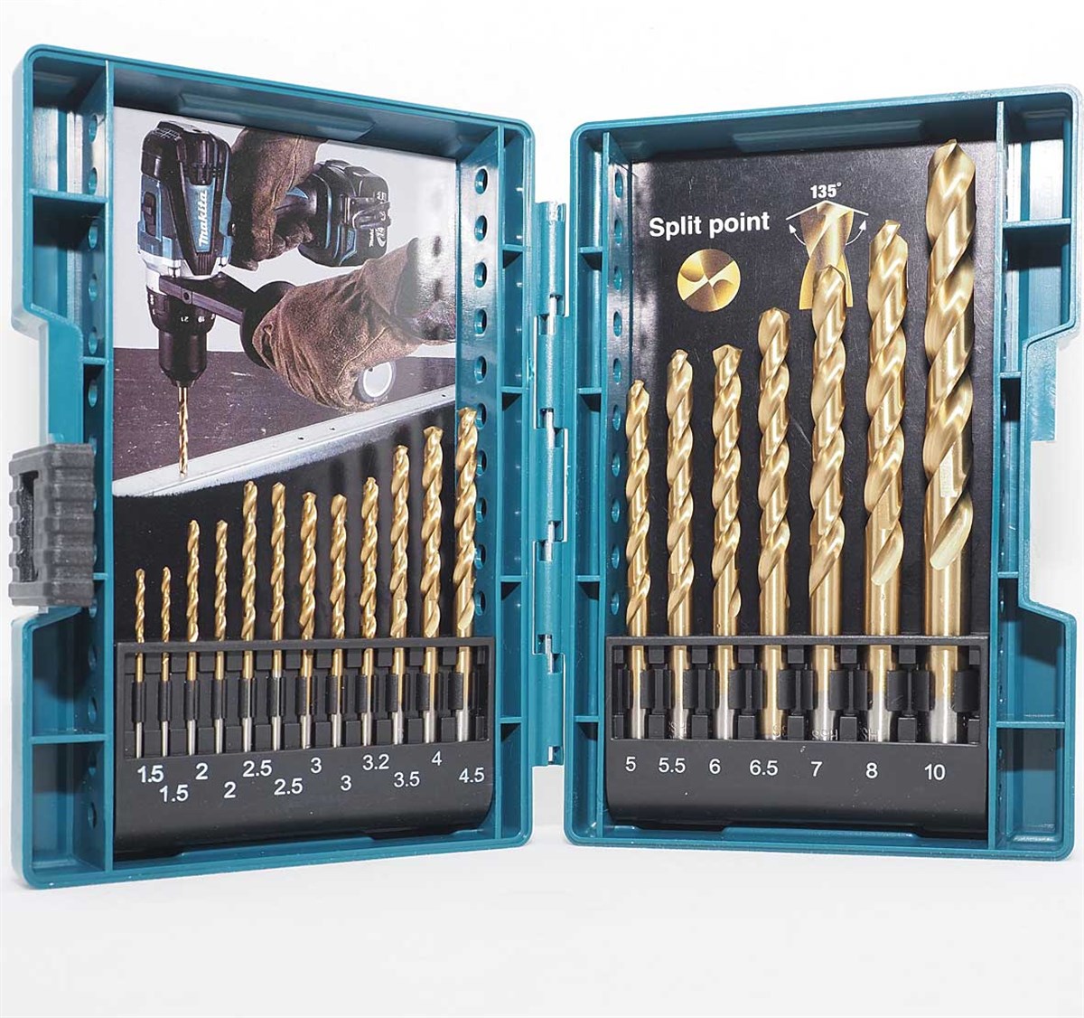 Makita Maklok End Metal Drill Set (19AD/PK)
