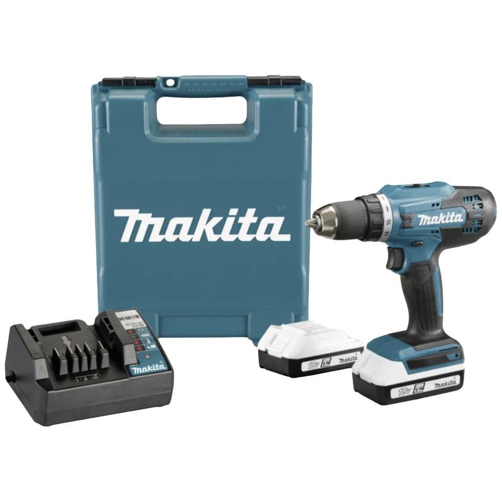 Makita Drill Cordless 18V 1.5Ah Lithium (2 Battery+Chargerer+Canta)