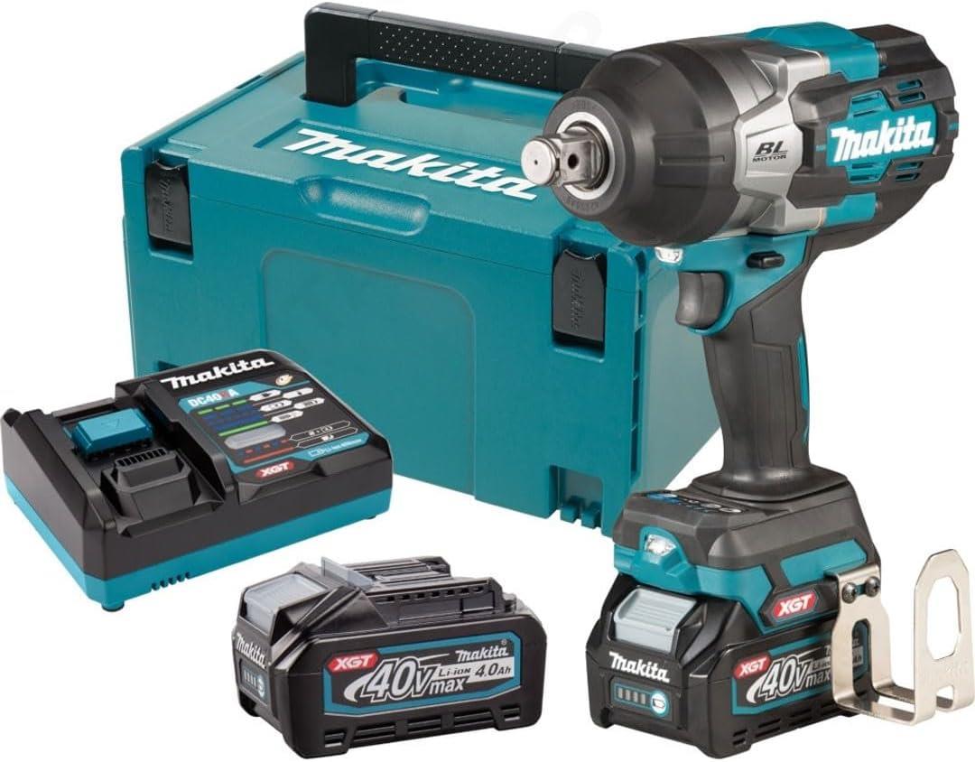 Makita Drill Cordless Nut Crimping 2Battery+Chargerer 1800NM 3/4'' 4Ah 40VMAX