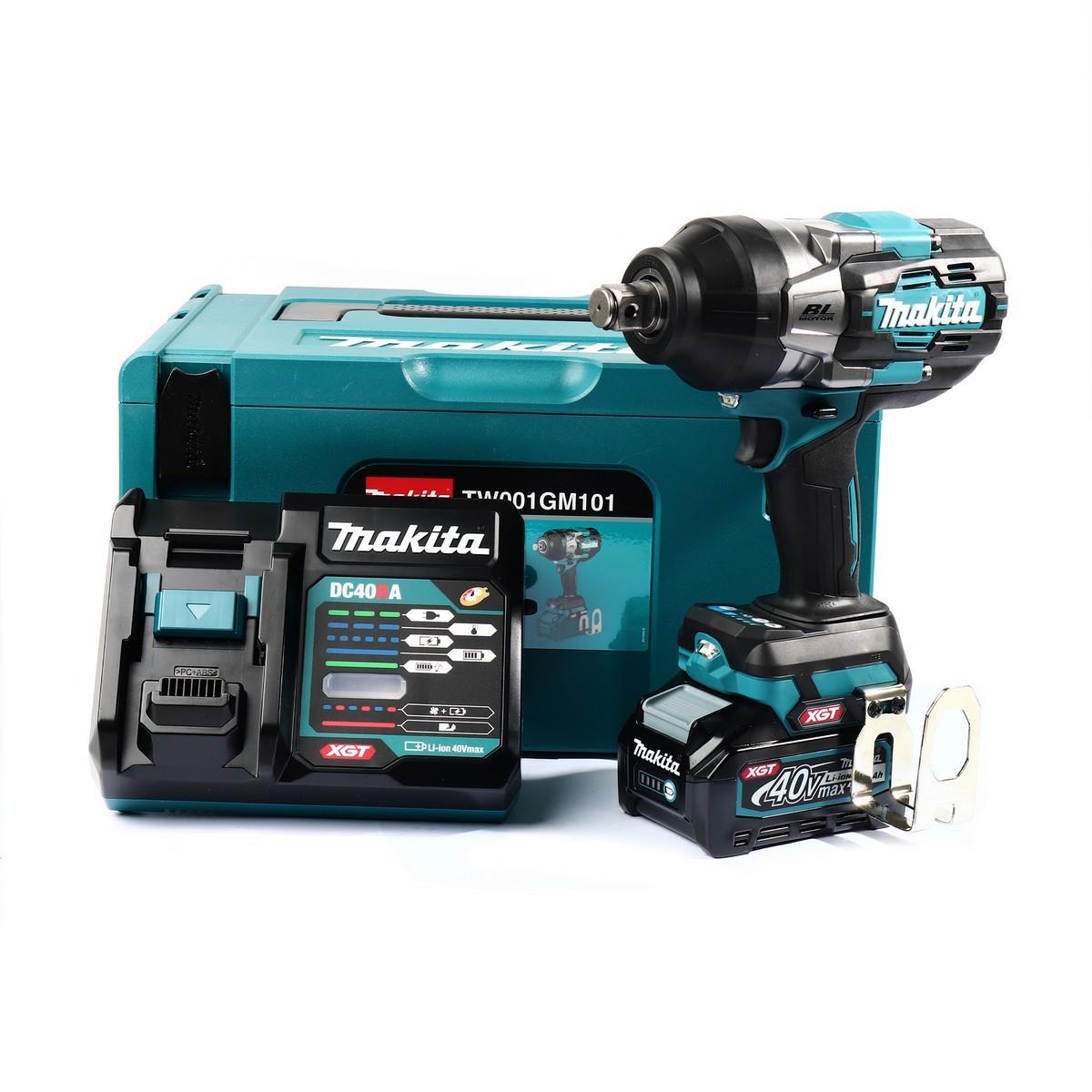 Makita Drill Cordless Nut Crimping Battery+Chargerer 1800Nm 4AH 40VMAX