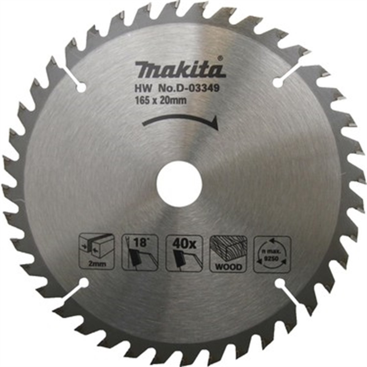 Makita Saw Apartment Wood 40Diş 165MM