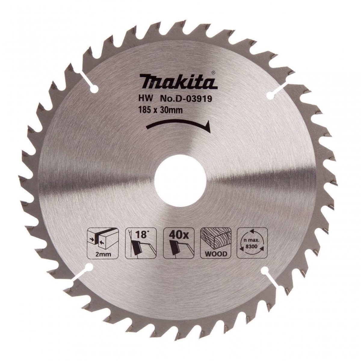 Makita Saw Apartment Wood 40Diş 185MM