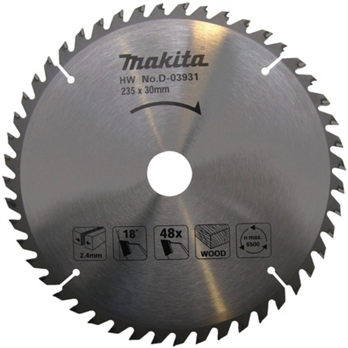 Makita Saw Apartment Wood 48 Dental 235MM