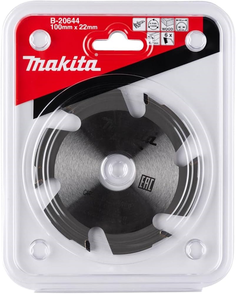 Makita Saw Apartment Wood 6 Dental 100MM