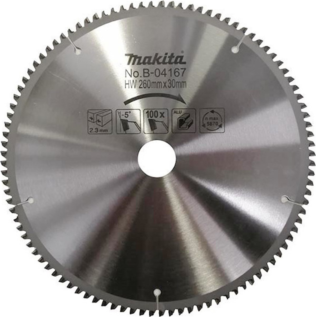 Makita Saw Apartment Aleminium 100Diş 260MM