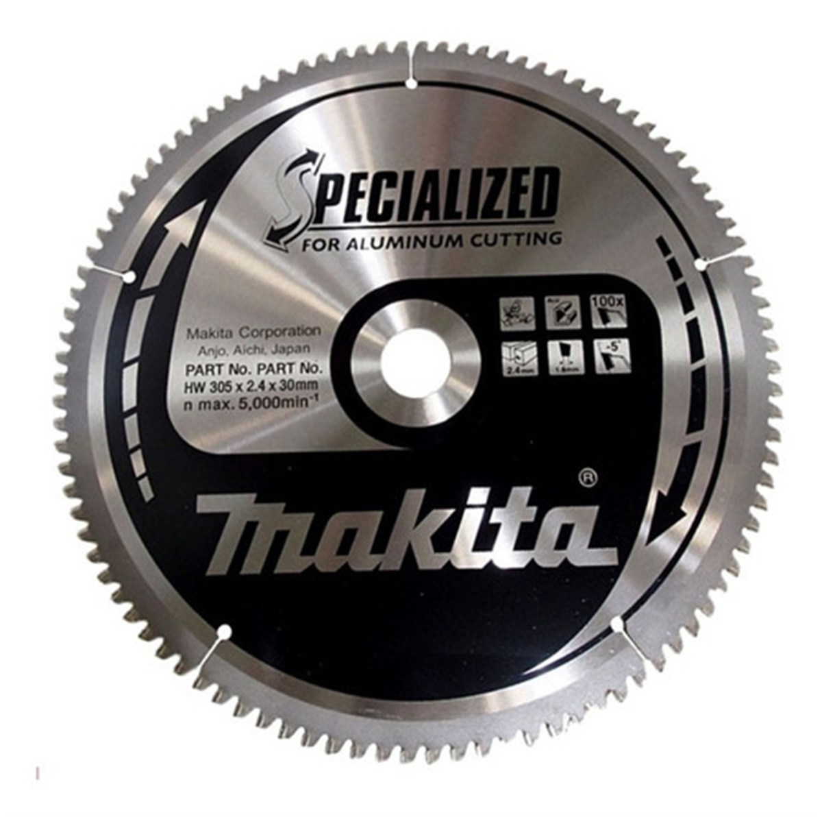Makita Saw Apartment Aleminium 100Diş 305MM