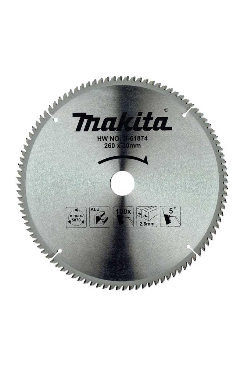 Makita Saw Apartment Aleminium 260X30MM 100Diş