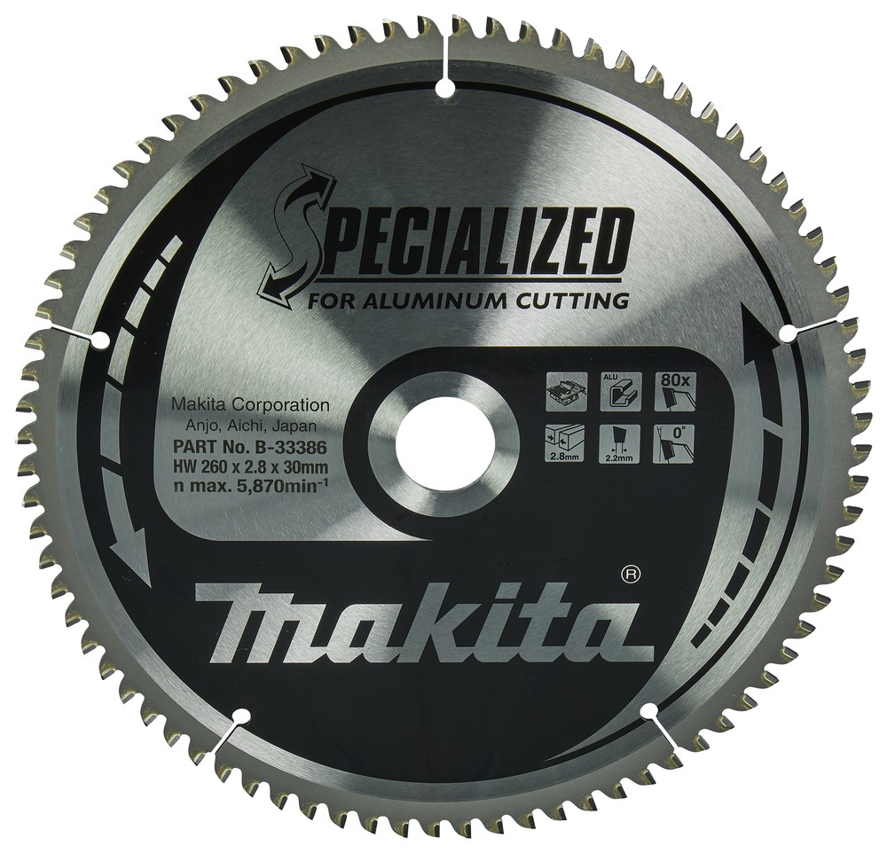 Makita Saw Apartment Aleminium 260X30MM 100Diş