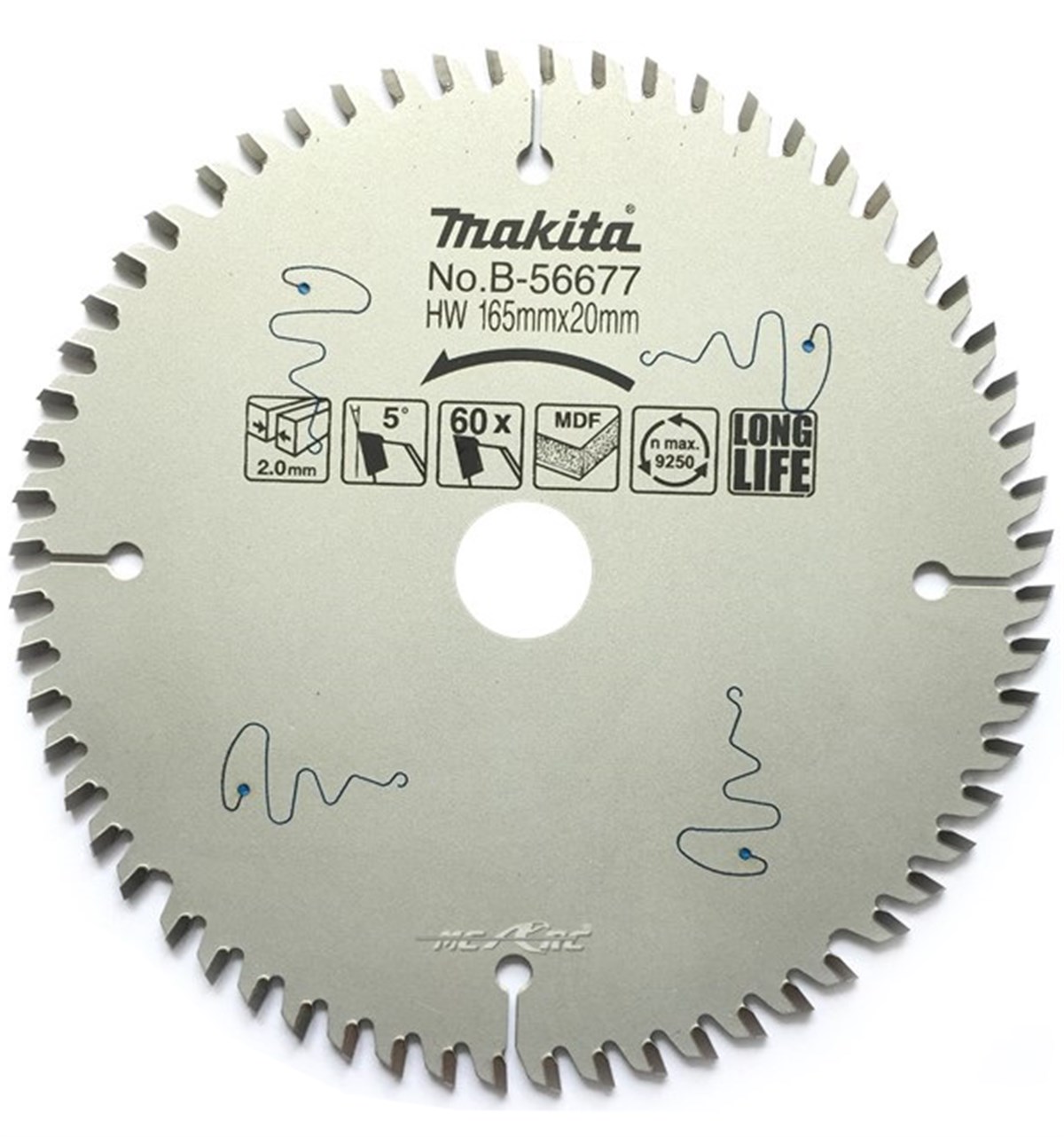 Makita Saw Apartment MDF 60 Dental 165MM SP6000