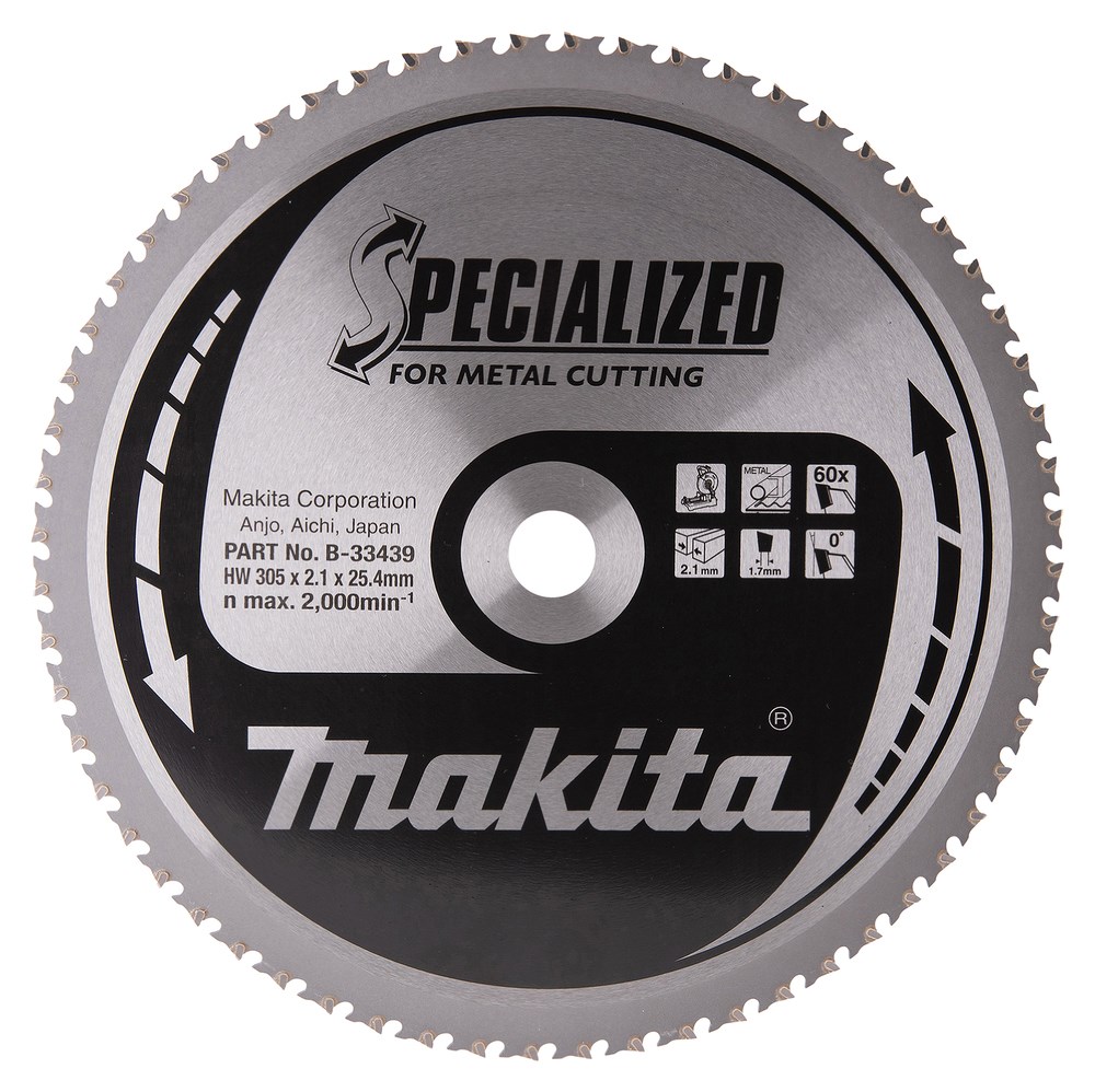 Makita Saw Apartment Metal Diamond 305X25,4MM 60Diş LC1230