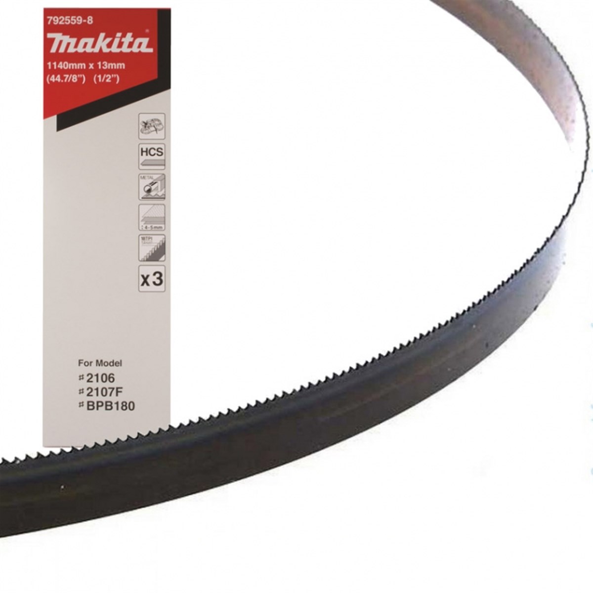 Makita Saw Strip Stainless Steel For 2107F