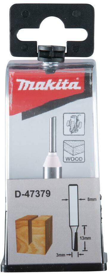 Makita End Router Straight Bit 1 Flute D3 L13 S8