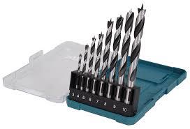Makita End Drill Ahsap Deller Set 3-10MM 8 Piece