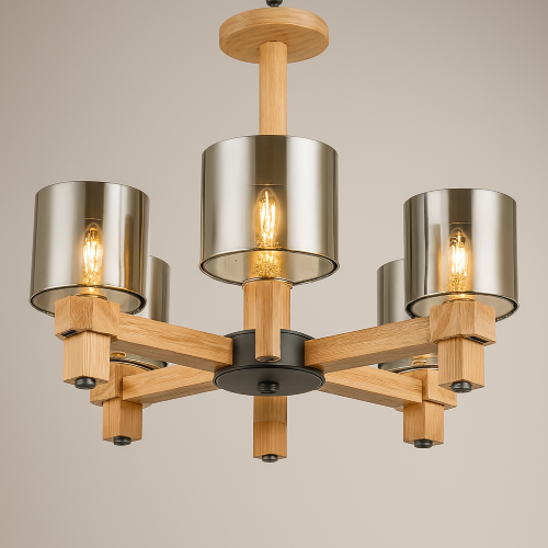 Pendant light 6 Pieces Of Sand Glass E27 LMD-0010-6 A3: