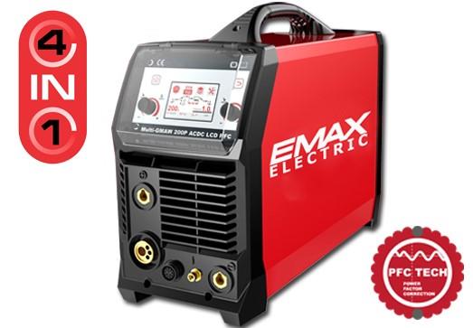 Max Welding Machine 200A LCD 4 Function MIG/MAG/MMA AC/ Home