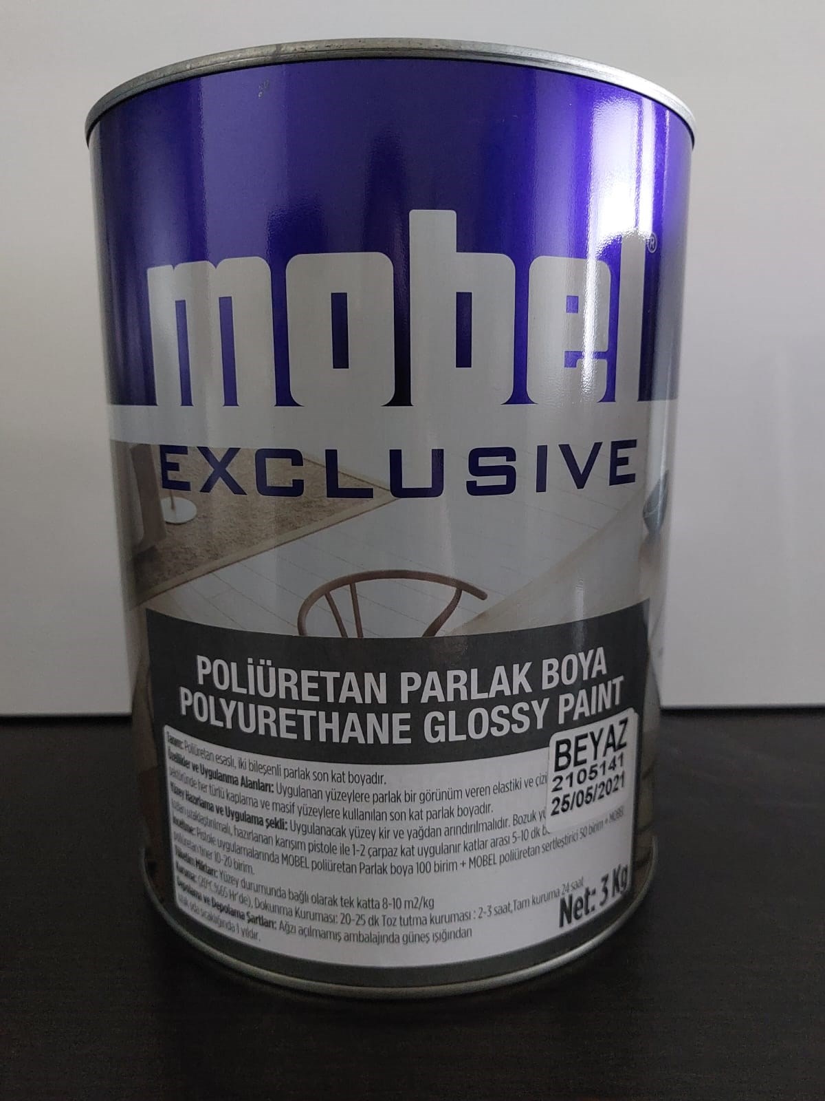 Mobel Polyurethane Paint White