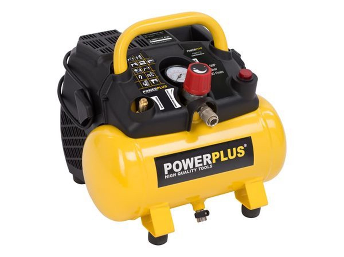 Powerplus Compressor Oilless 6LT 1100W 1.5HP