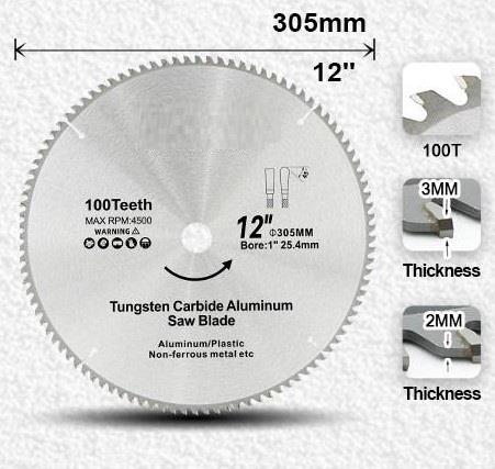 Saw Circle Aluminum-Plastic Cutter 100Diş