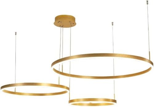 Pendant light 3 Pieces Side By Side Gold 3000K HY-L003