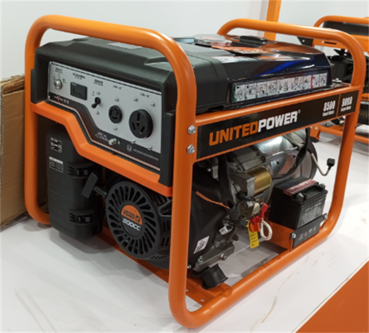 United Power Generator 10KW Gasoline Auto Starter Monophase-Wheeled (Battery Extra)