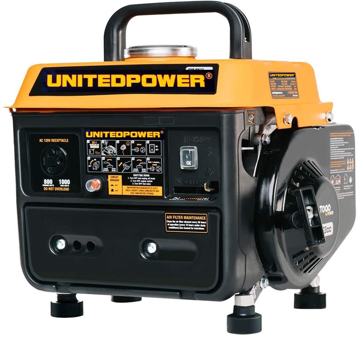 United Power Generator Bag Type 2.2HP/830W Gasoline