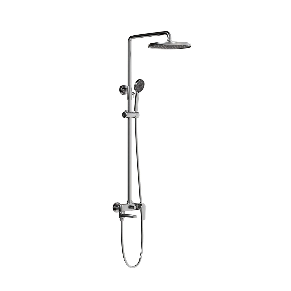 Bathroom Fountain Round Type 3 Function Shower Set Included